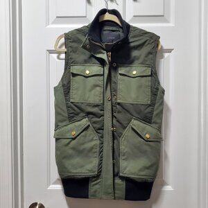 J.CREW Army Green Utility Vest | XS